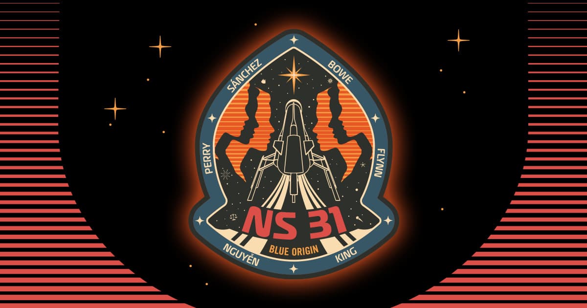 The mission patch for NS-31.